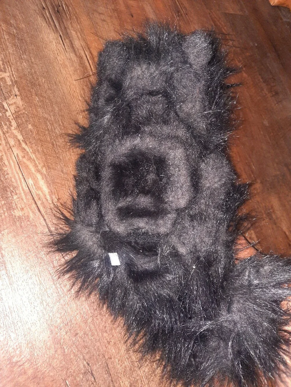 Furreal Friends Black Plush Cat Toy with Amber Eyes